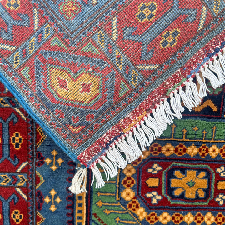 Neel Chobrang, one-of-a-kind Afghan rug — additional view