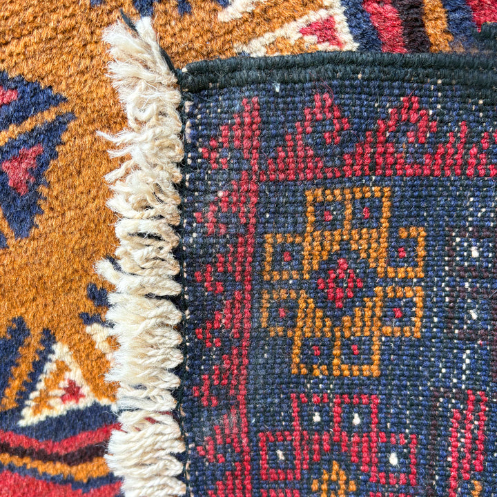 Safar Baluchi One-OF-A-Kind-Afghan Rug