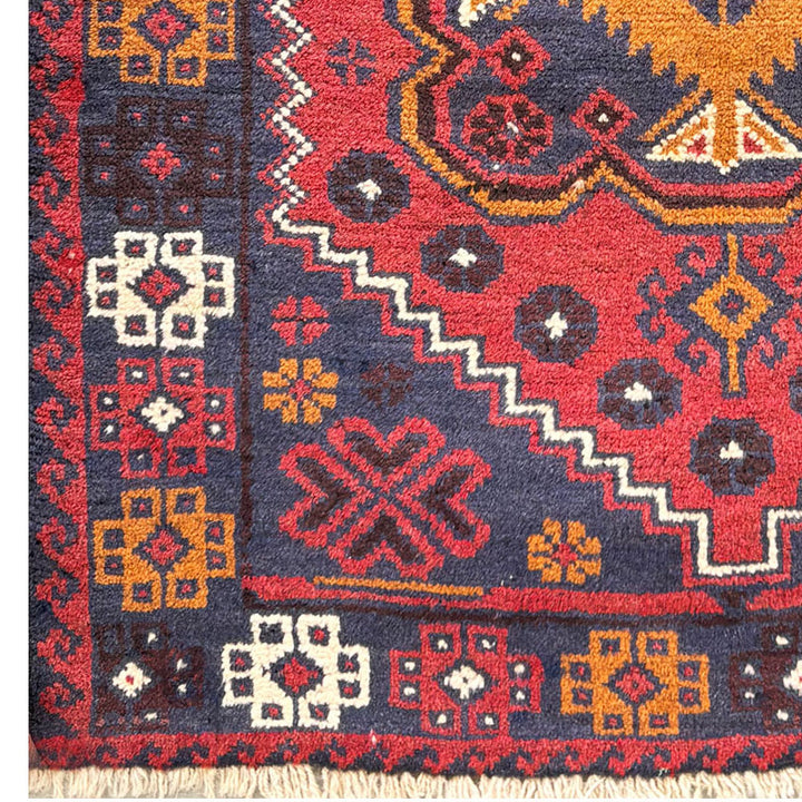Safar Baluchi One-OF-A-Kind-Afghan Rug