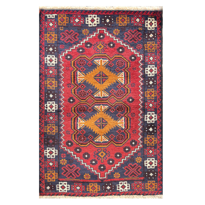 Safar Baluchi One-OF-A-Kind-Afghan Rug