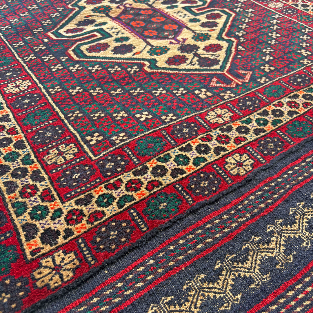 Aabha Surplus One-OF-A-Kind-Afghan Rug