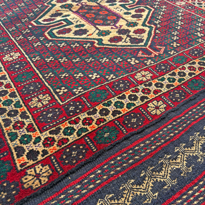 Aabha Surplus One-OF-A-Kind-Afghan Rug