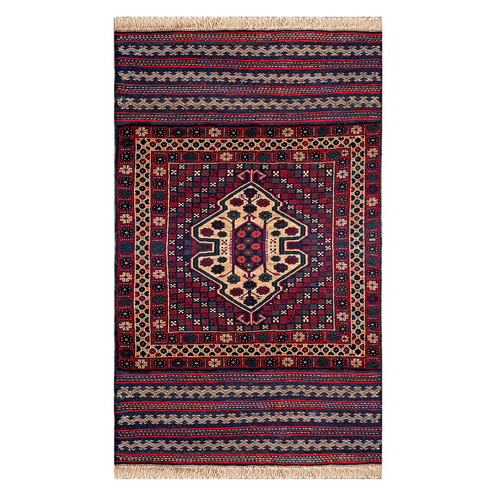 Aabha Surplus One-OF-A-Kind-Afghan Rug