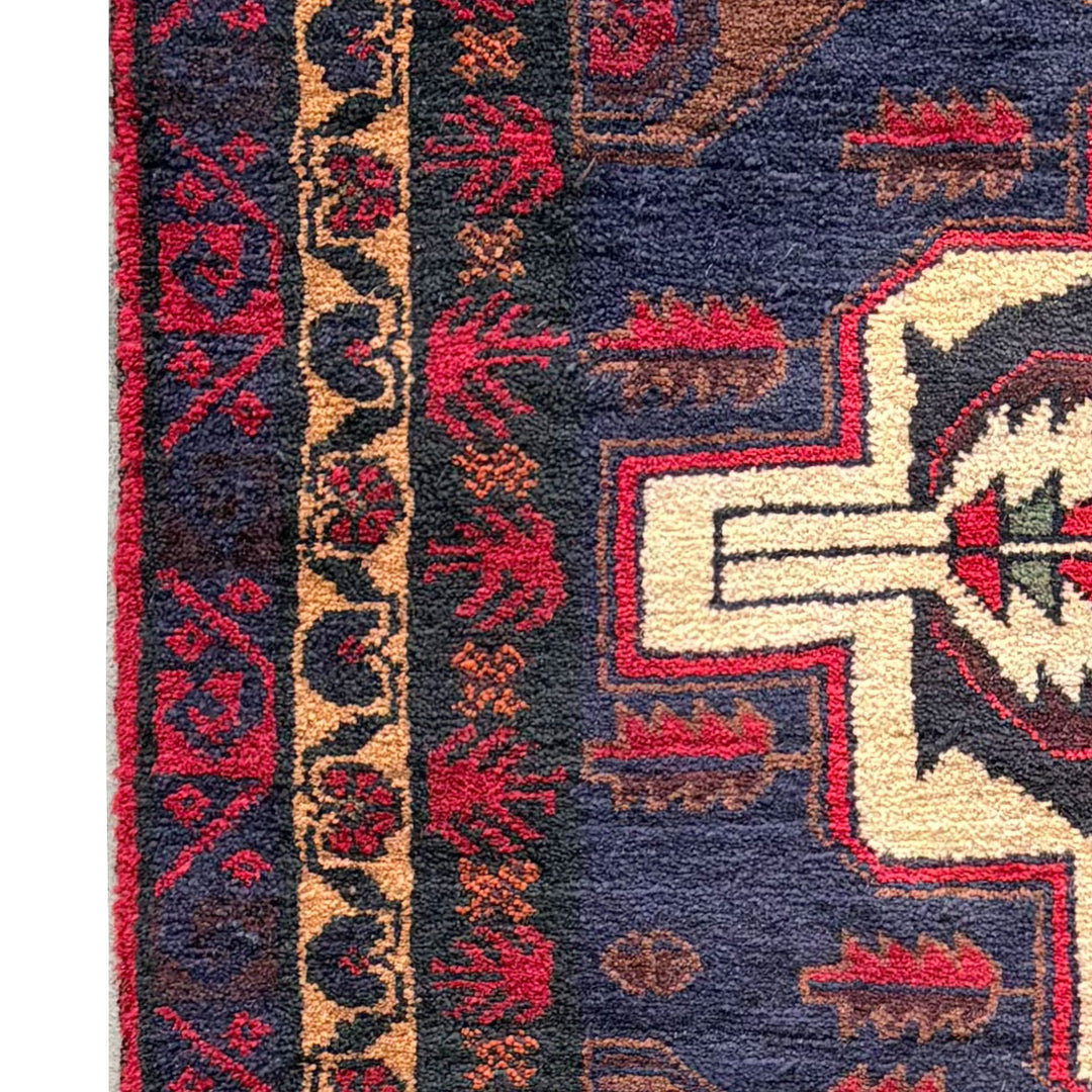 Kohra Baluchi One-OF-A-Kind-Afghan Rug