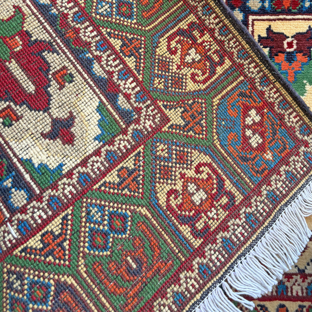 Bagh Chobrang, one-of-a-kind Afghan rug — additional view