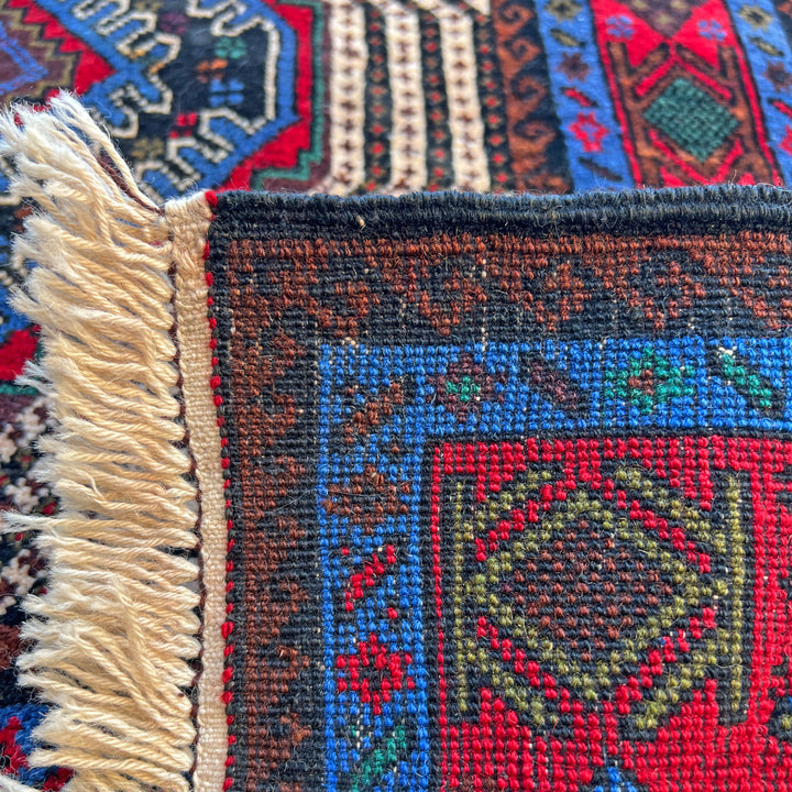 Mehr Jaal Baluchi One-OF-A-Kind-Afghan Rug