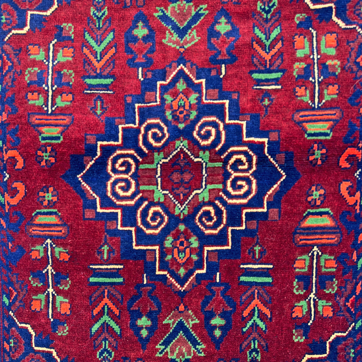 Surkh Khal Mohammadi One-OF-A-Kind-Afghan Rug