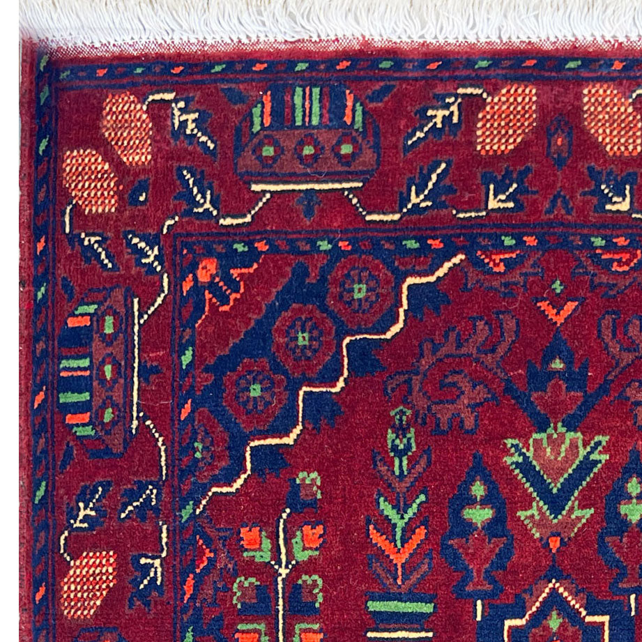 Surkh Khal Mohammadi One-OF-A-Kind-Afghan Rug