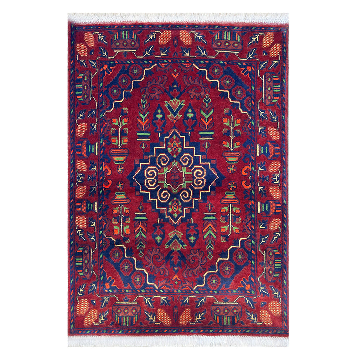 Surkh Khal Mohammadi One-OF-A-Kind-Afghan Rug