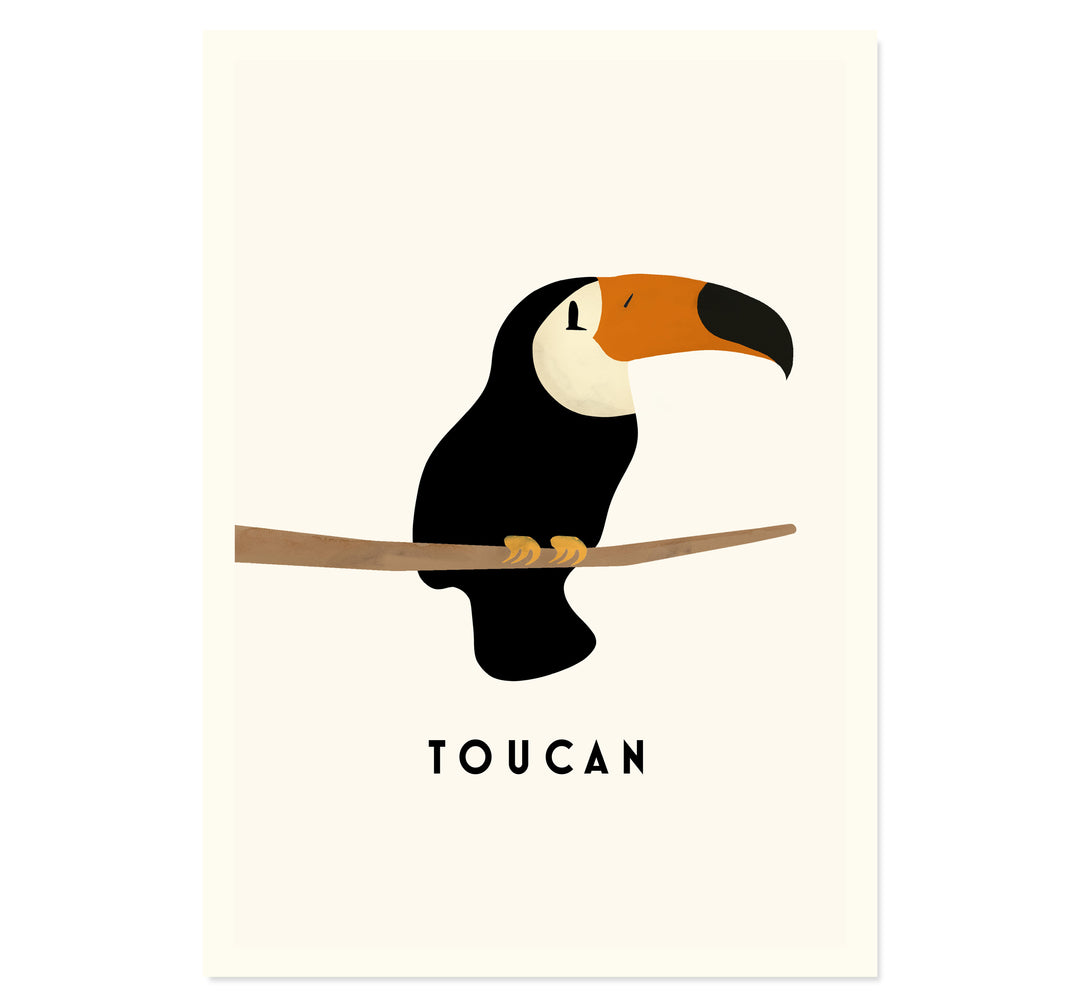 Toucan By Erik Wintzell Art Print