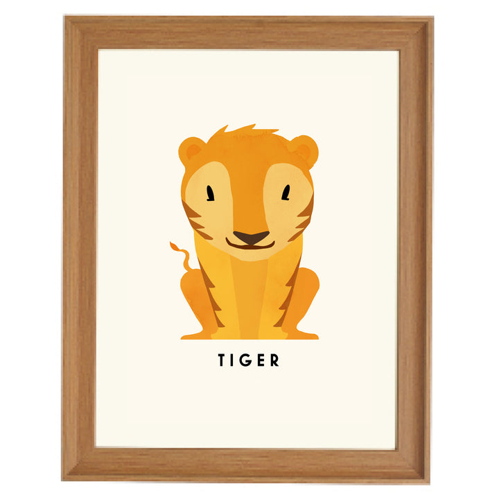 Tiger By Erik Wintzell Art Print