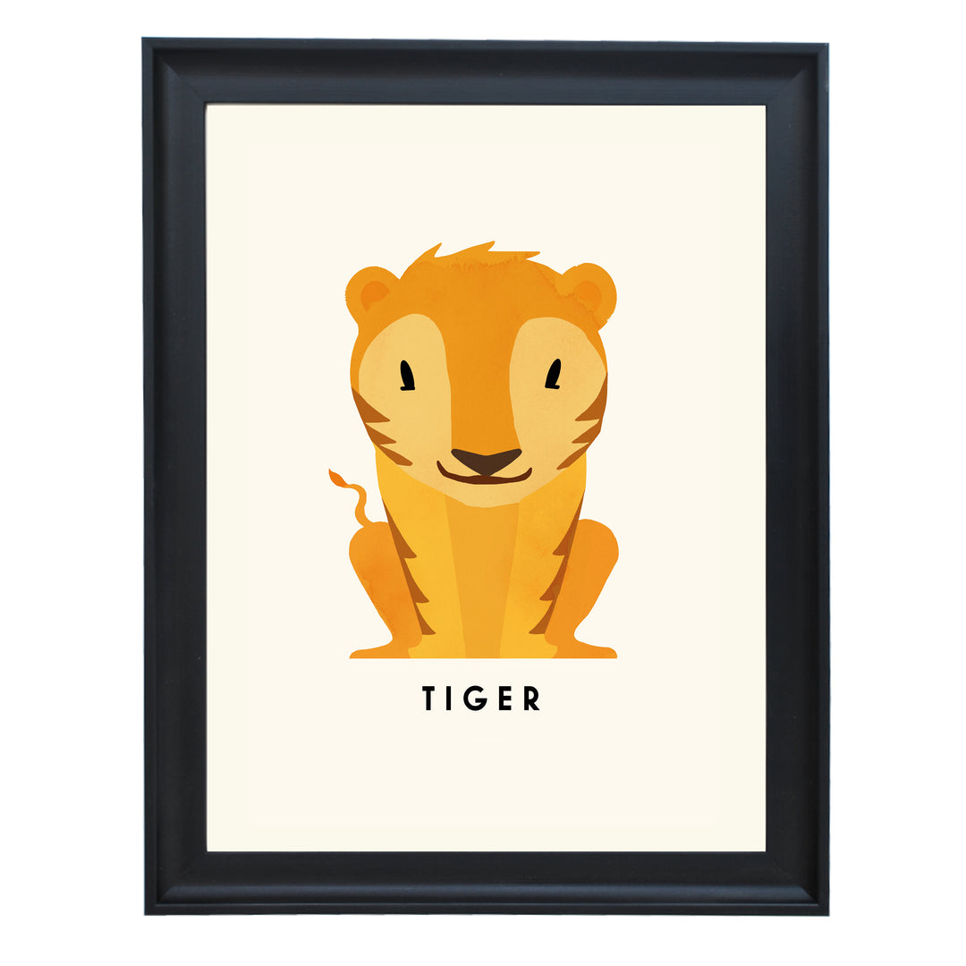 Tiger By Erik Wintzell Art Print