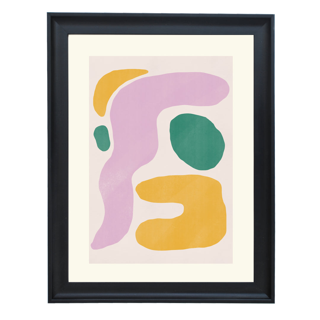 Color Pastel Abstract By Little Dean Art Print