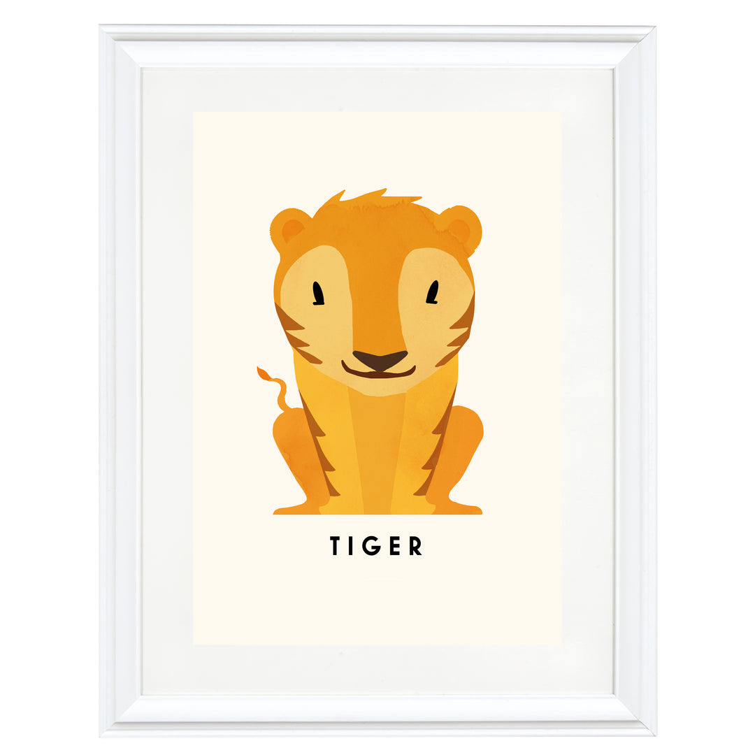 Tiger By Erik Wintzell Art Print