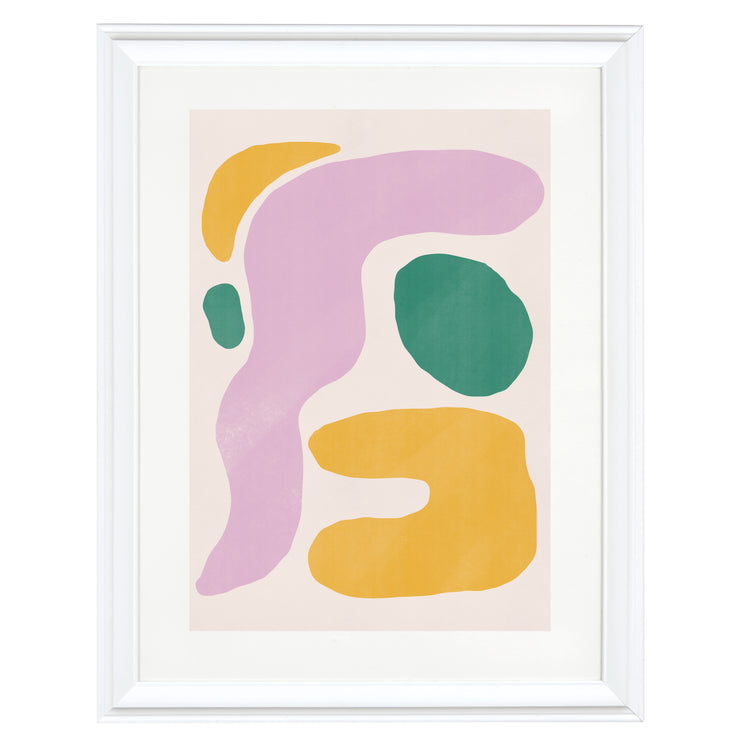 Color Pastel Abstract By Little Dean Art Print