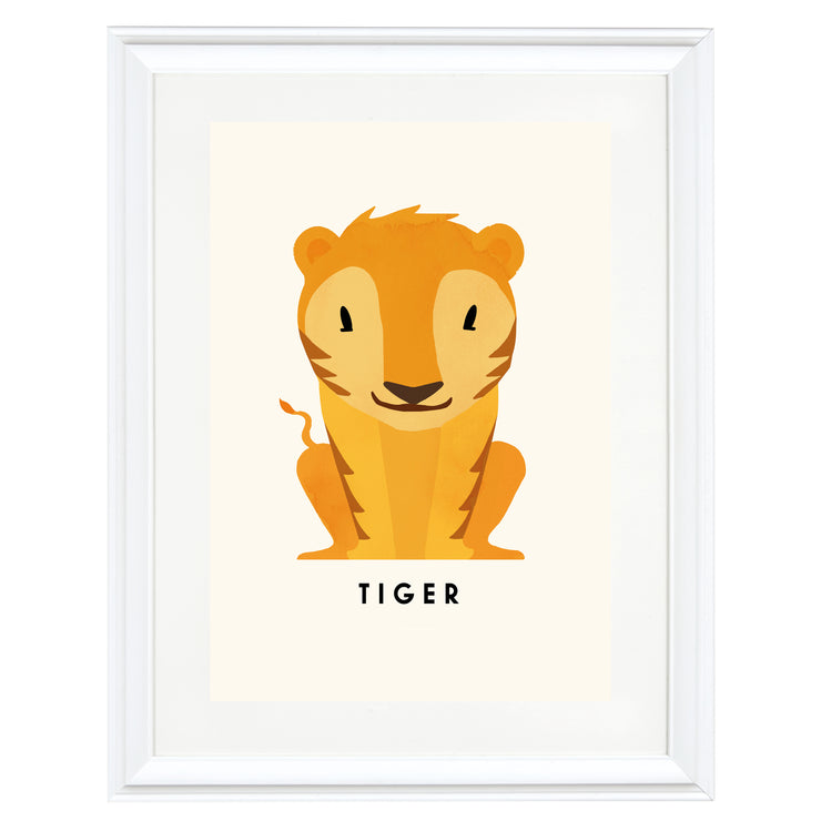 Tiger By Erik Wintzell Art Print