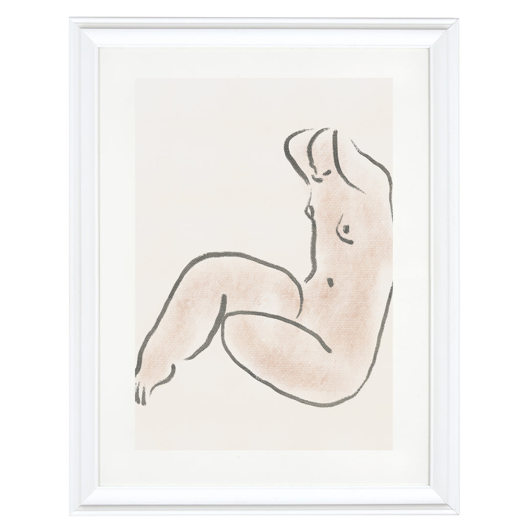 Pastel nude 02 By Little Dean Art Print