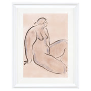Pastel nude 06 By Little Dean Art Print