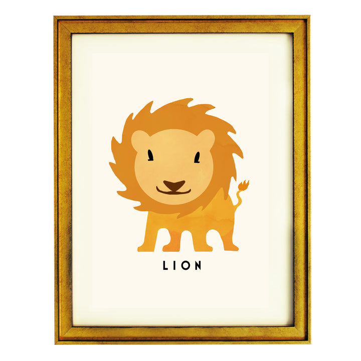 Lion By Erik Wintzell Art Print