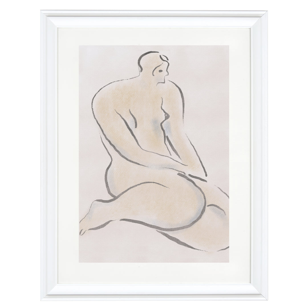 Pastel nude 04 By Little Dean Art Print