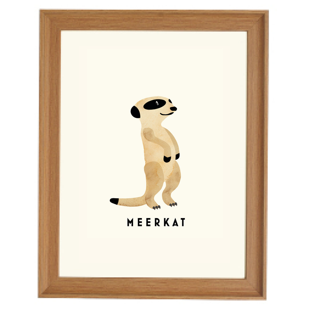 Meerkat By Erik Wintzell Art Print