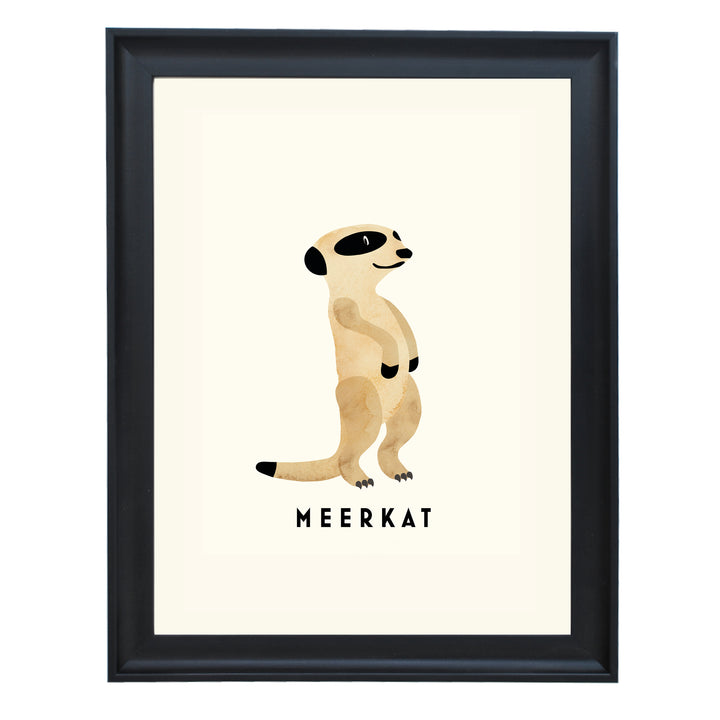 Meerkat By Erik Wintzell Art Print