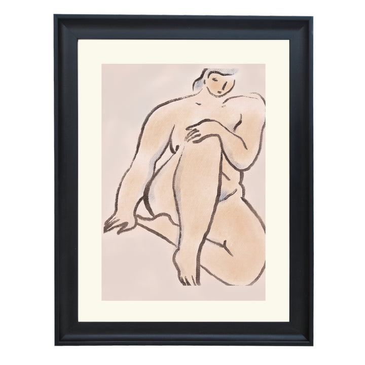 Pastel nude 07 By Little Dean Art Print