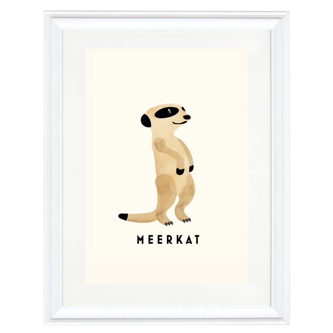 Meerkat By Erik Wintzell Art Print