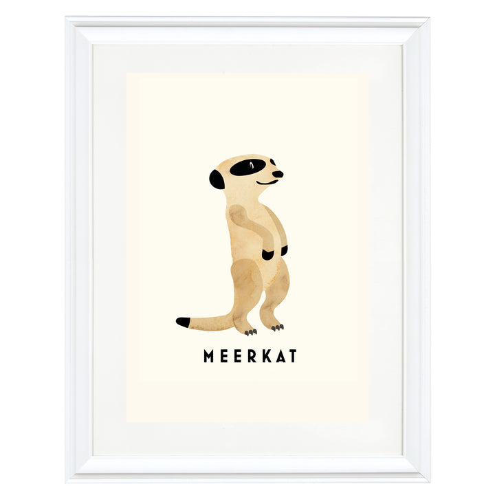 Meerkat By Erik Wintzell Art Print