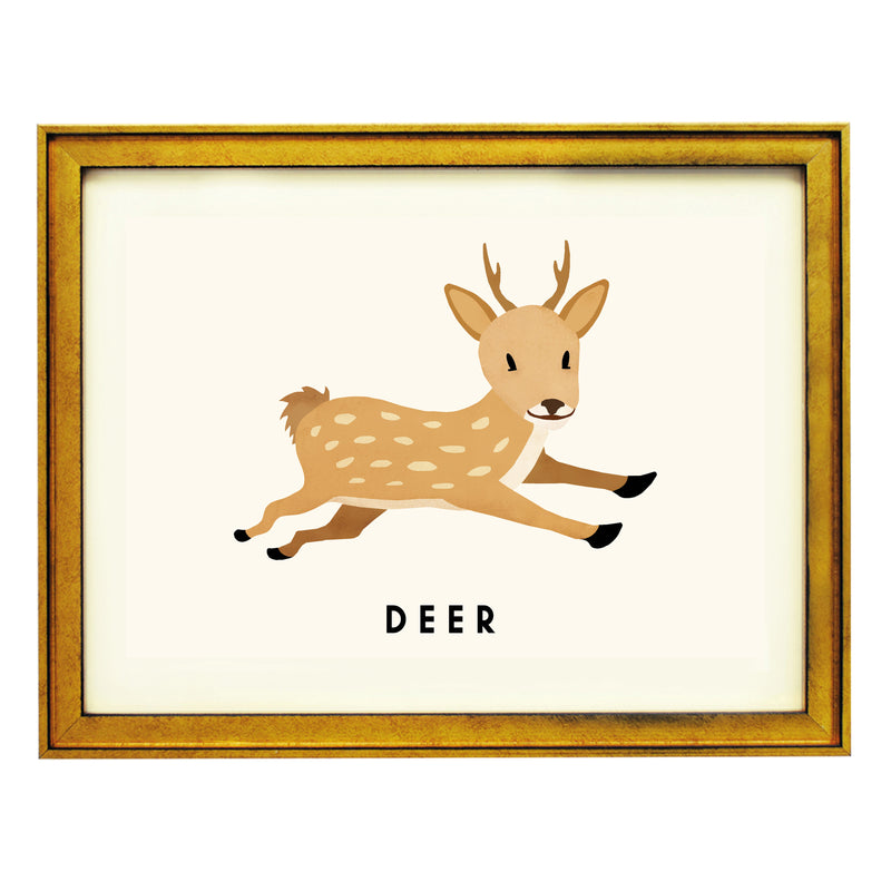 Deer By Erik Wintzell Art Print