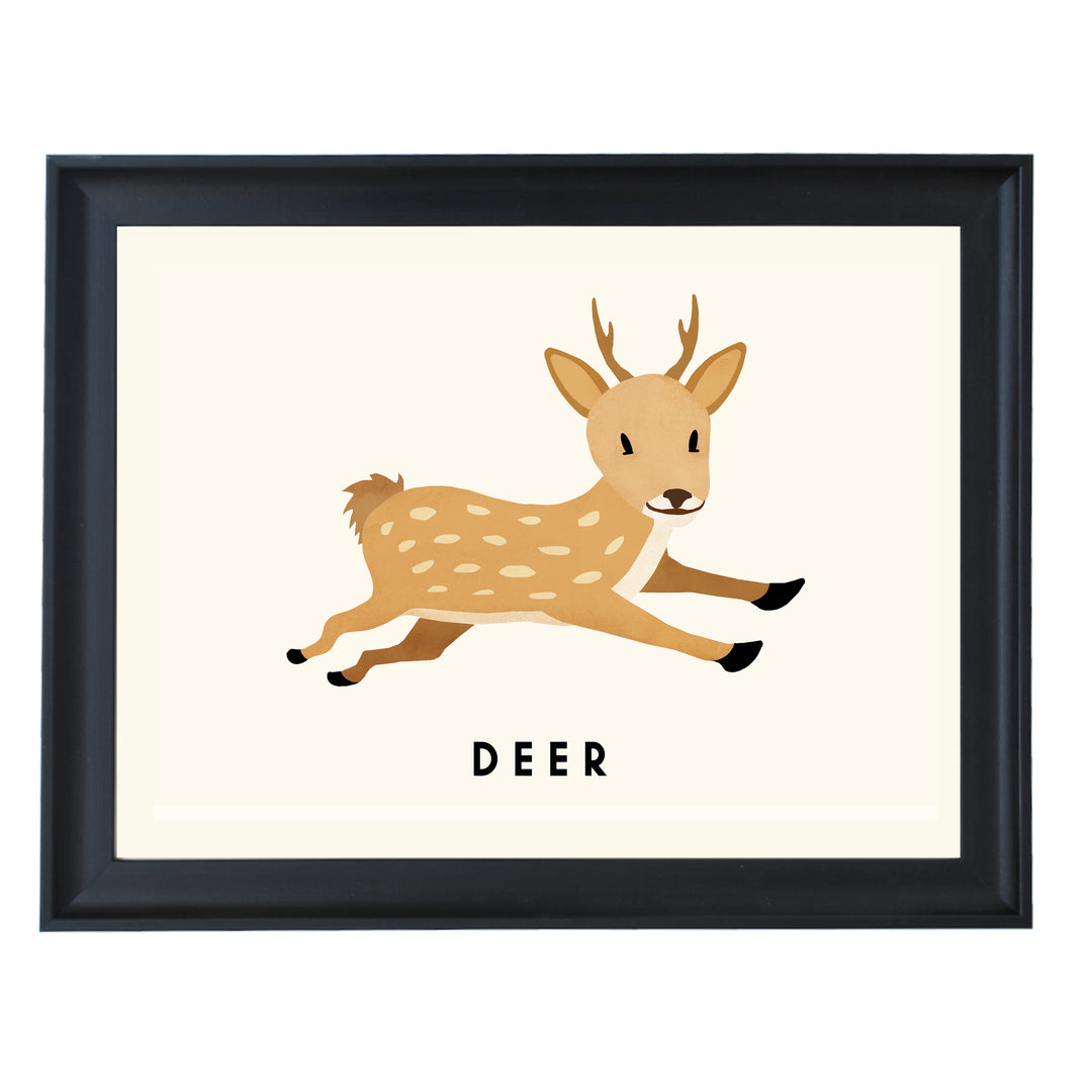 Deer By Erik Wintzell Art Print