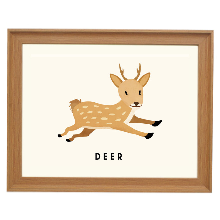 Deer By Erik Wintzell Art Print