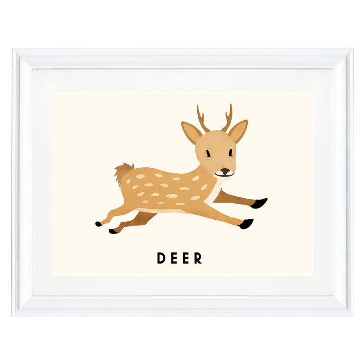 Deer By Erik Wintzell Art Print