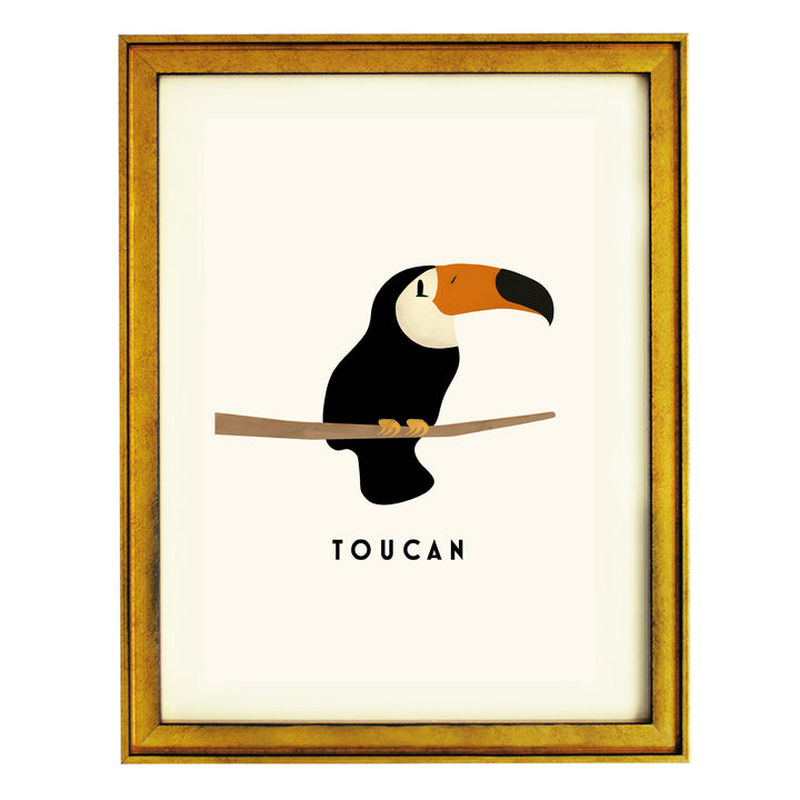 Toucan By Erik Wintzell Art Print