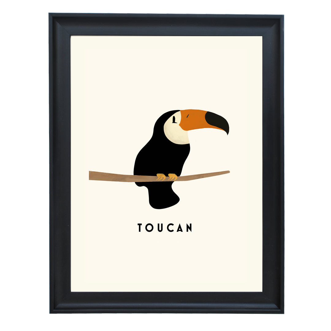 Toucan By Erik Wintzell Art Print