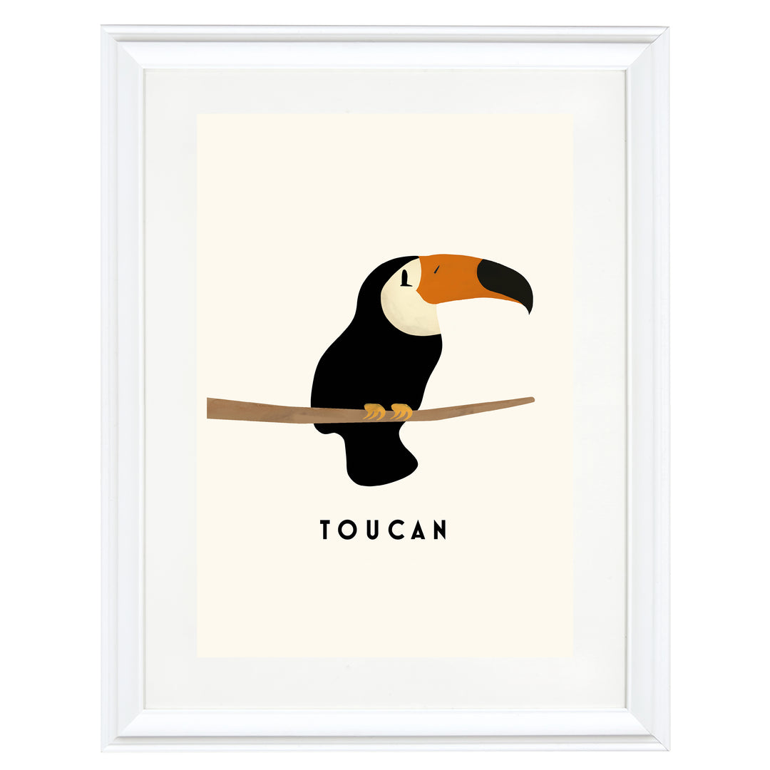 Toucan By Erik Wintzell Art Print