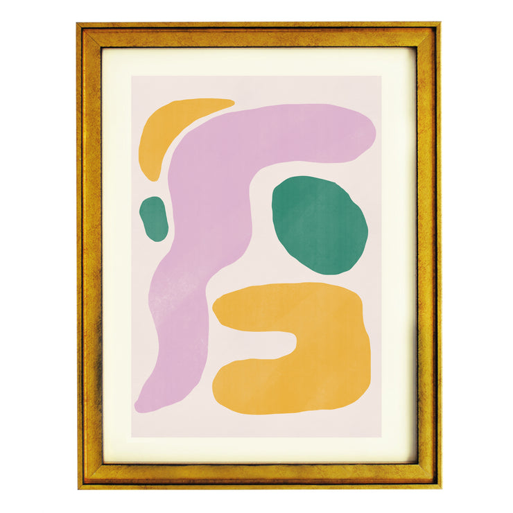 Color Pastel Abstract By Little Dean Art Print