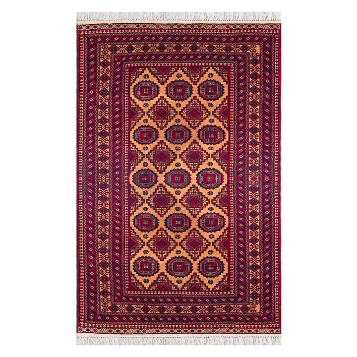 Rangraaz Sareki One-OF-A-Kind-Afghan Rug