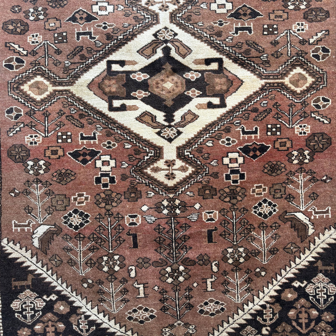 Mitti Sarkhati, one-of-a-kind Afghan rug — additional view