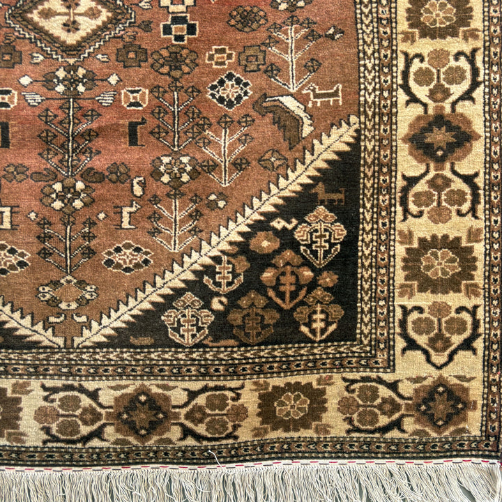 Mitti Sarkhati, one-of-a-kind Afghan rug — additional view