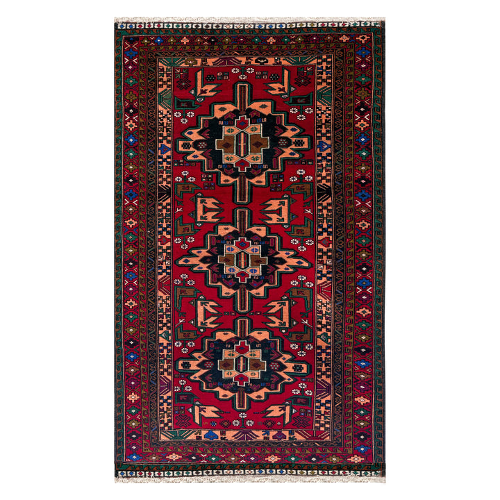 Zariya Baluchi One-OF-A-Kind-Afghan Rug