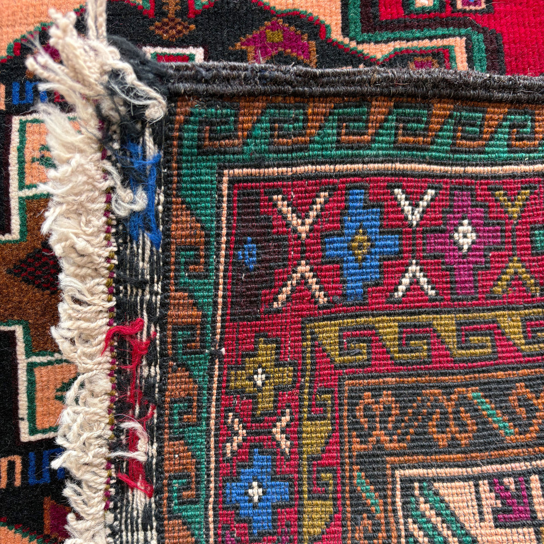 Zariya Baluchi One-OF-A-Kind-Afghan Rug