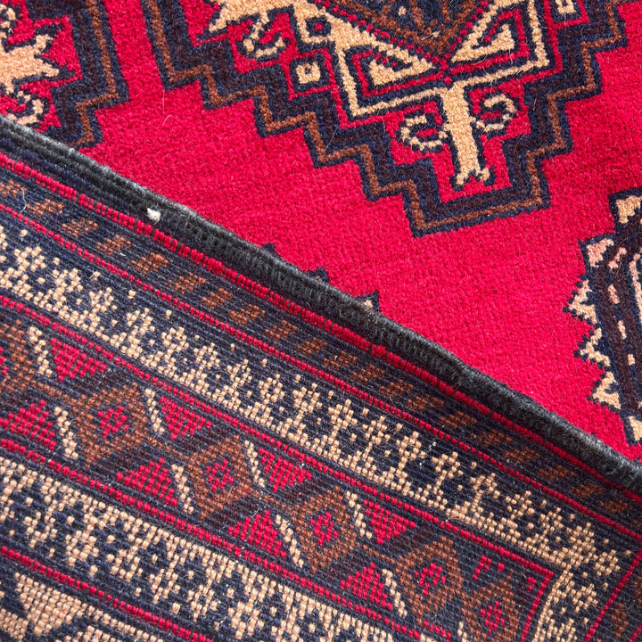 Laali Baluchi, one-of-a-kind Afghan rug — additional view