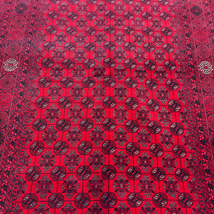 Angaar Mouri, one-of-a-kind Afghan rug — additional view