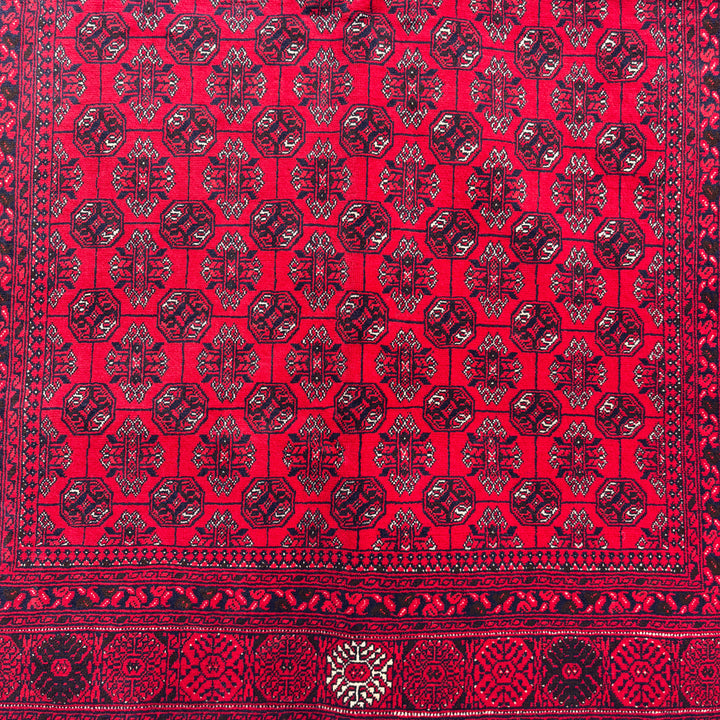 Angaar Mouri, one-of-a-kind Afghan rug — additional view