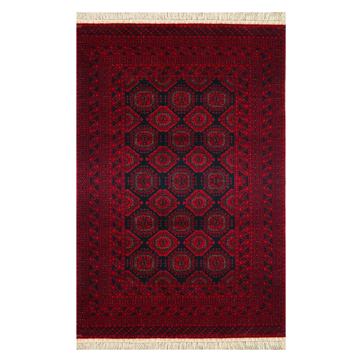 Zeenat Sareki One-OF-A-Kind-Afghan Rug
