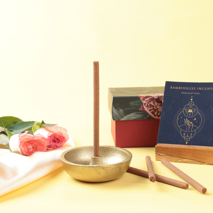 INCENSE AND DIYA CANDLE GIFT SET