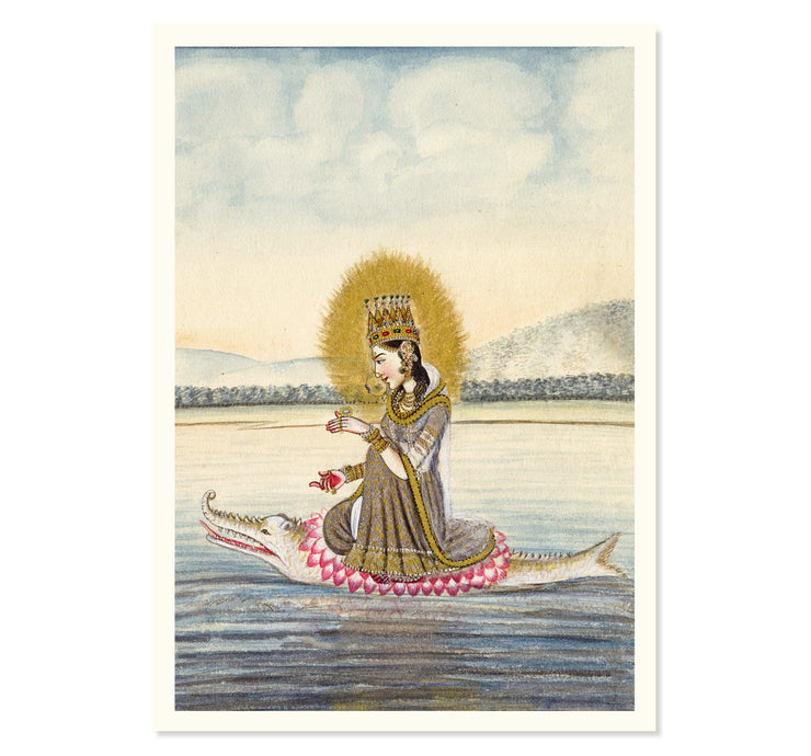 The Divine Flow of Ganga Art Print