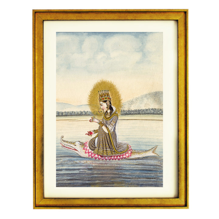 The Divine Flow of Ganga Art Print