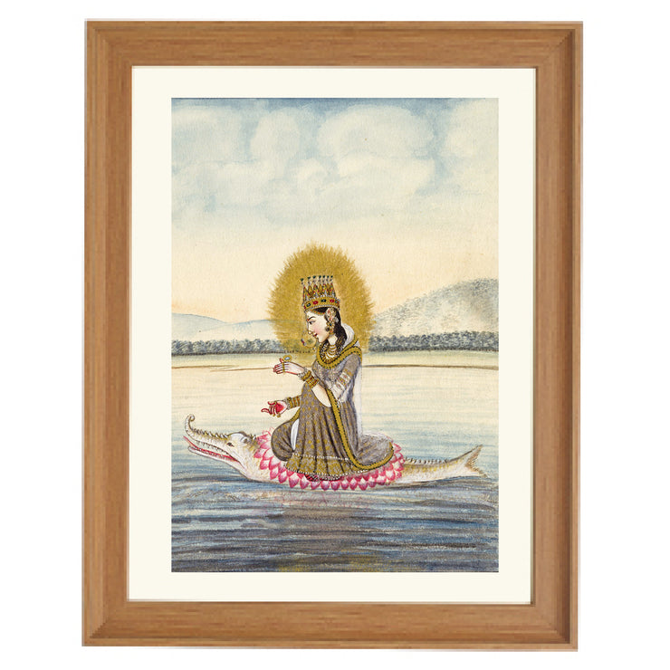 The Divine Flow of Ganga Art Print